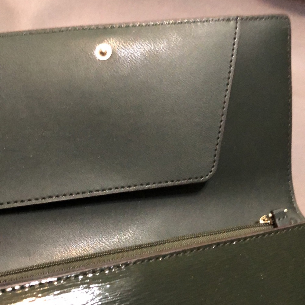 kate spade green patent leather wallet - Picture 10 of 14